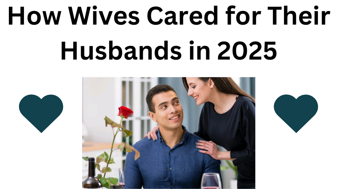 Wife cares husband 