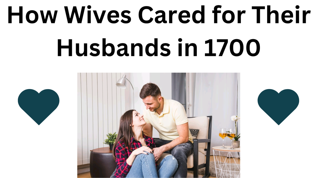 Wife cares husband 