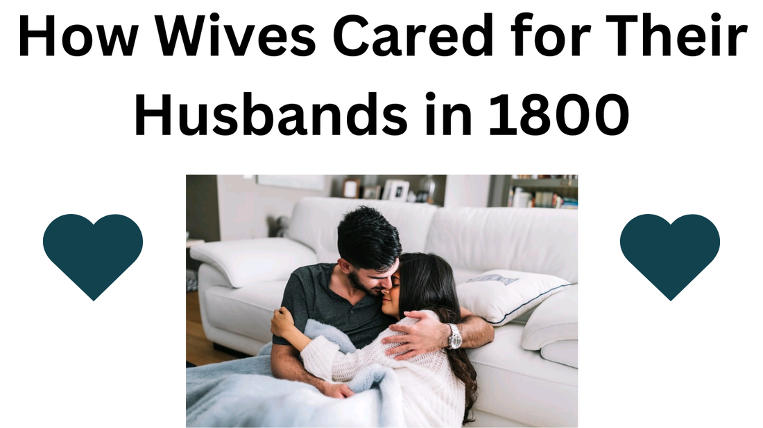 Wife cares husband 