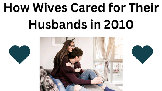 Wife cares husband 