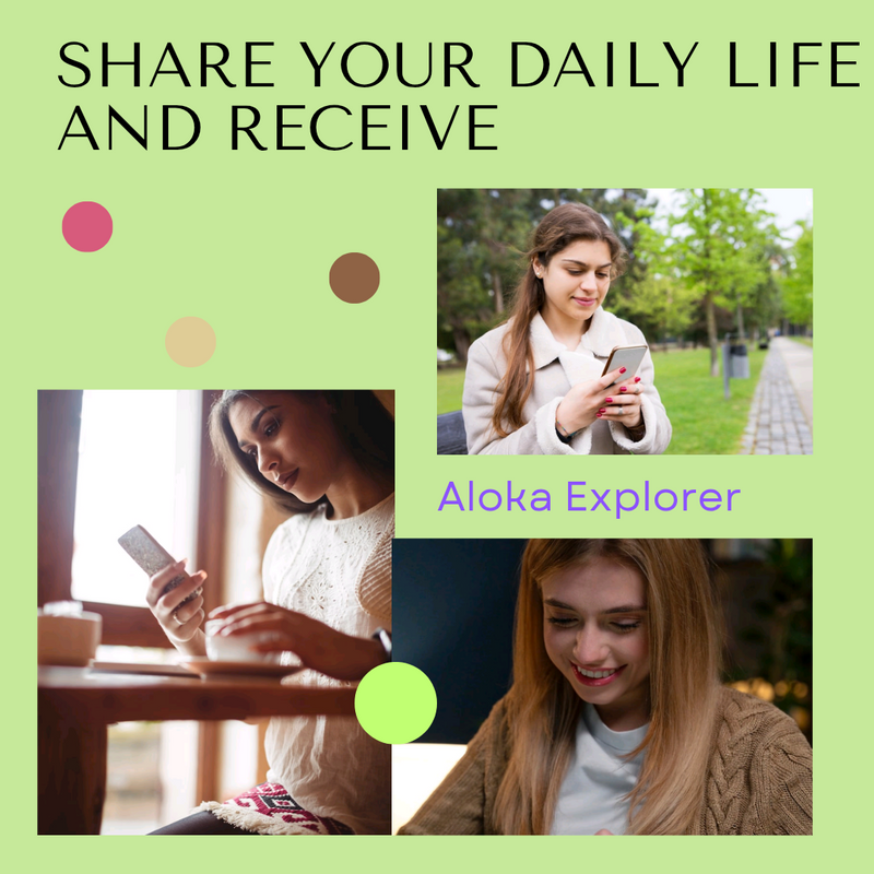 Share Your Daily Life Secretly and Receive