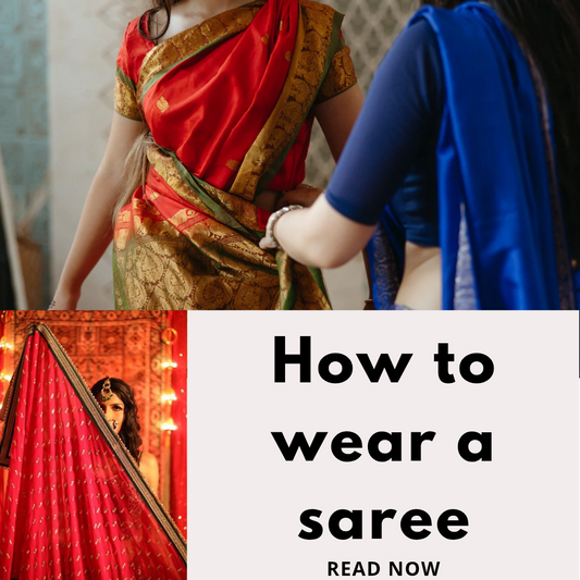 How to wear a saree 